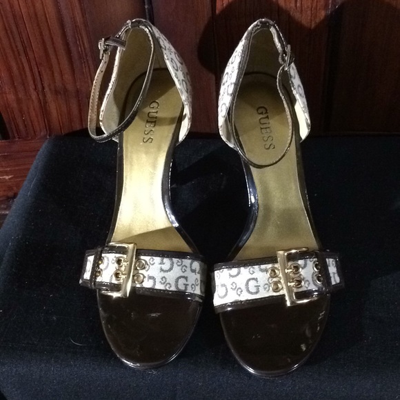 Guess Heels with Buckets across the Toses